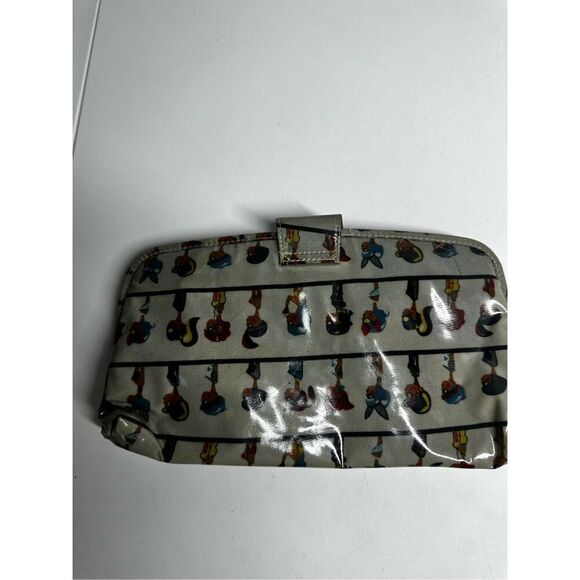 Rare Arisu Cosmetics Toiletries Fold Bag Gray - Picture 7 of 9